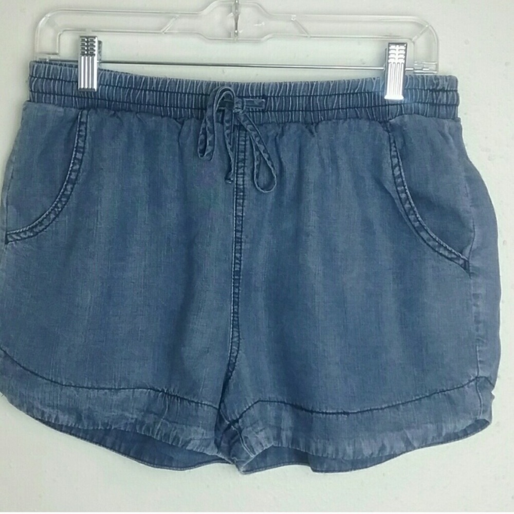 Universal Thread Size Small Tie Denim Shorts